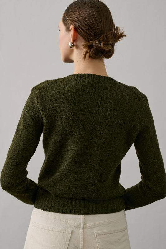 Pull Gipsy - Kaki - Laine - Femme