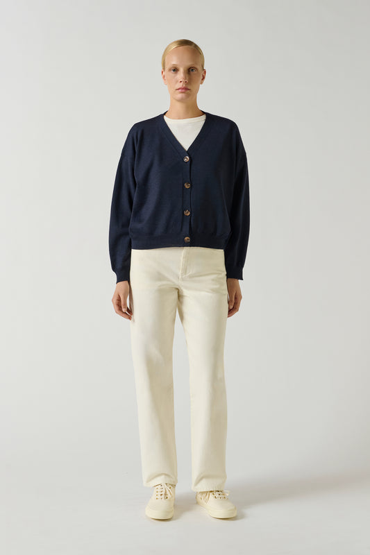Cardigan Idem - Navy - Femme