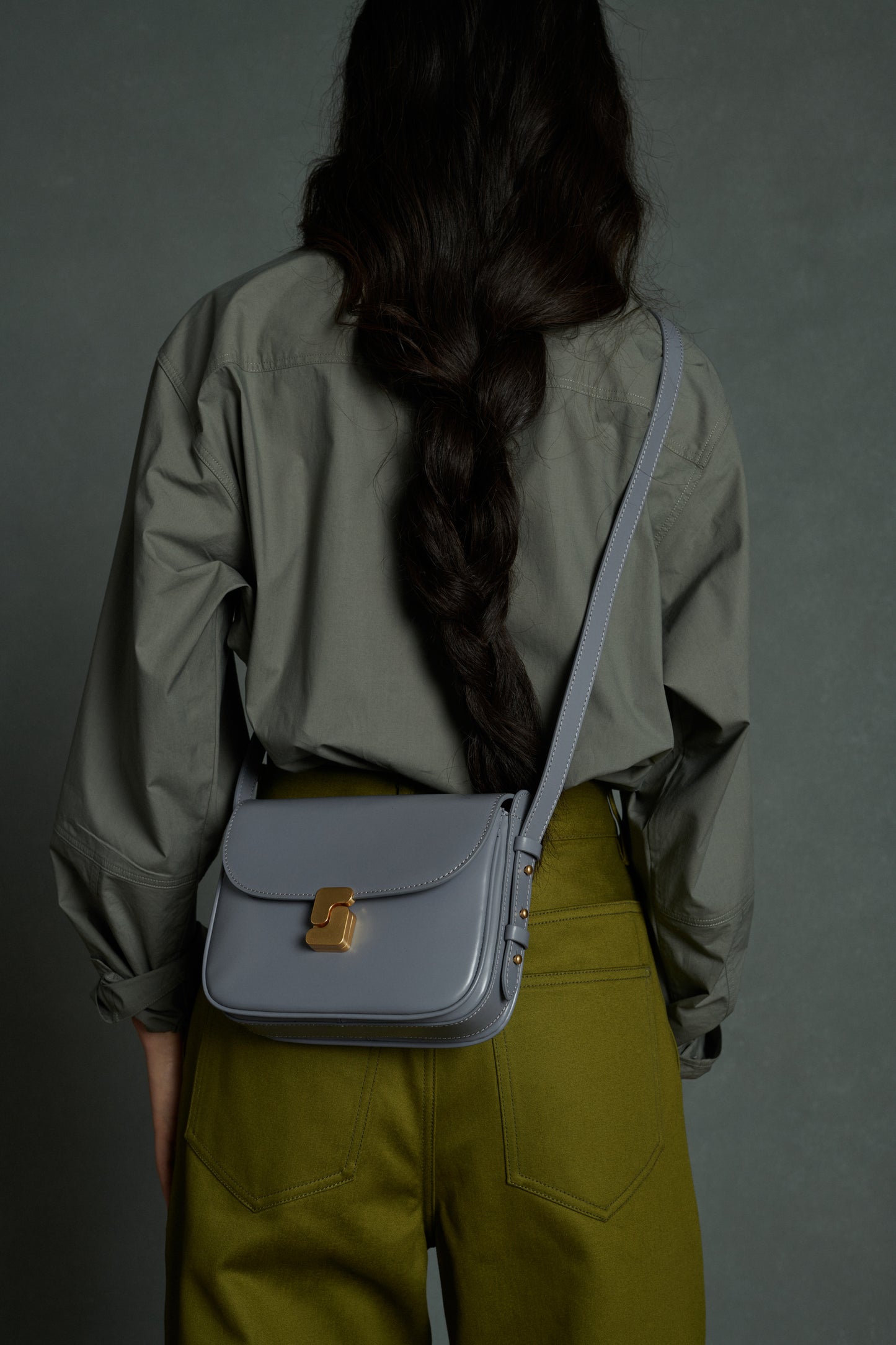 Sac Bellissima Mini - Gris - Cuir - Femme