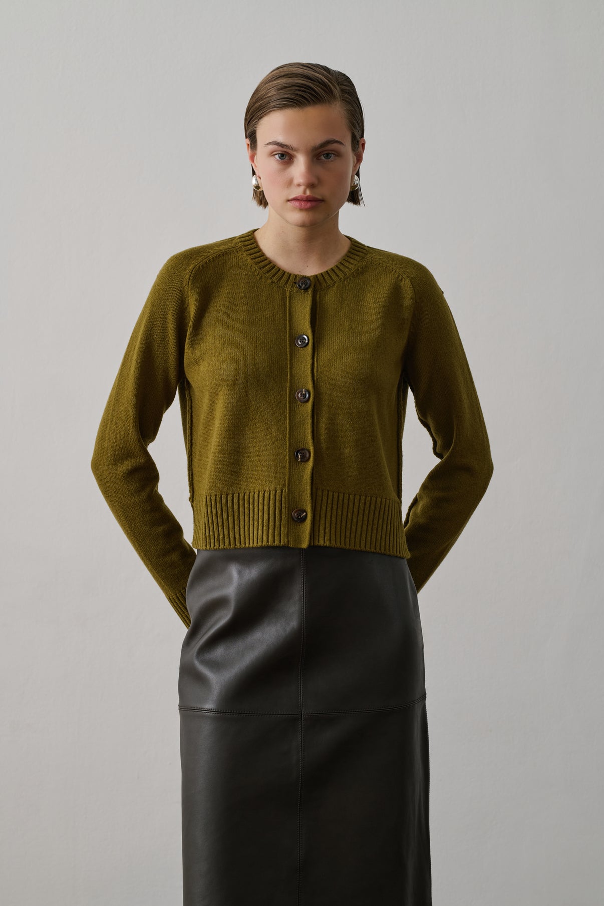 Cardigan Virginia - Bronze - Laine - Femme vue 3